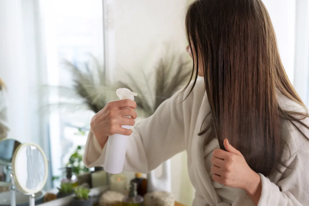 Spray of Rice Water for Hair