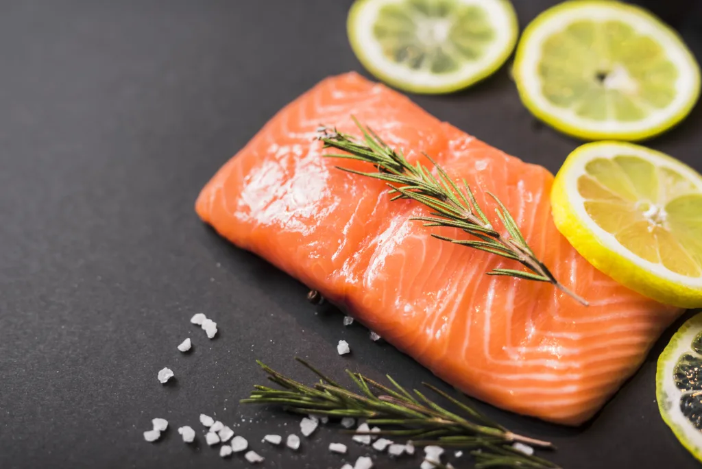 Salmon Is super food for healthy hair
