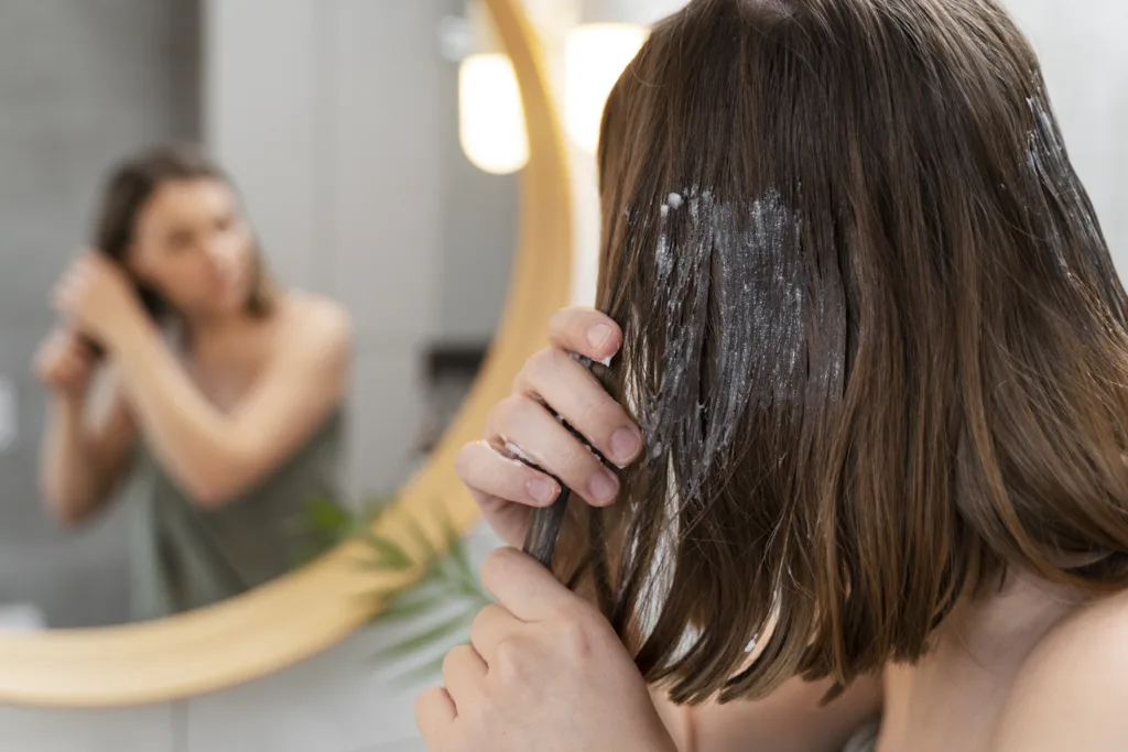 Hair Mask of Aloe vera and Castor Oil for Hair Growth