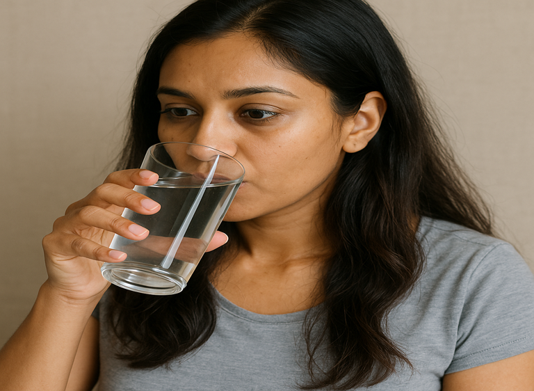 Hydration is very important for hair loss recovery 