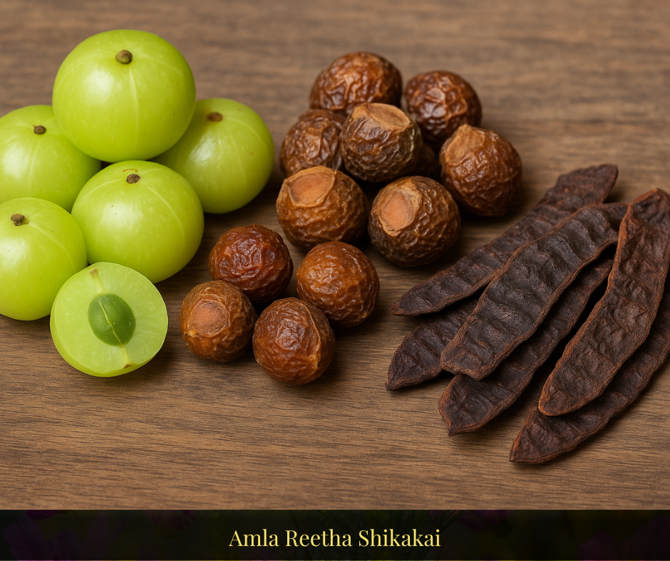 Amla Reetha Shikakai for Hair Fall